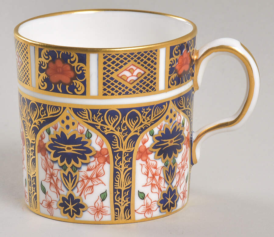 Old Imari Flat Demitasse Cup by Royal Crown Derby-1