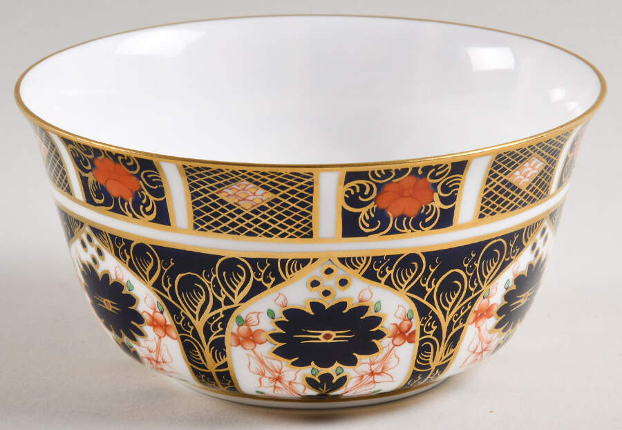 Old Imari Large Open Rice/Sugar Bowl by Royal Crown Derby-1