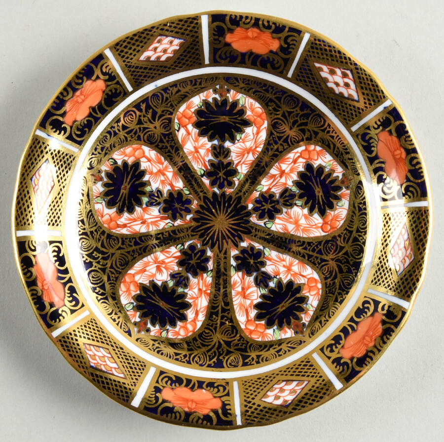 Old Imari Saucer for Flat Cup by Royal Crown Derby-1