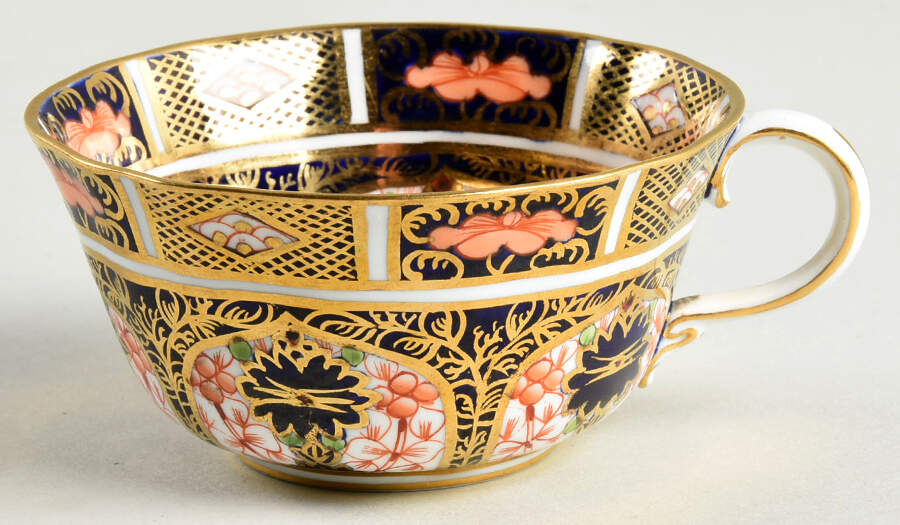 Old Imari Flat Cup by Royal Crown Derby-1