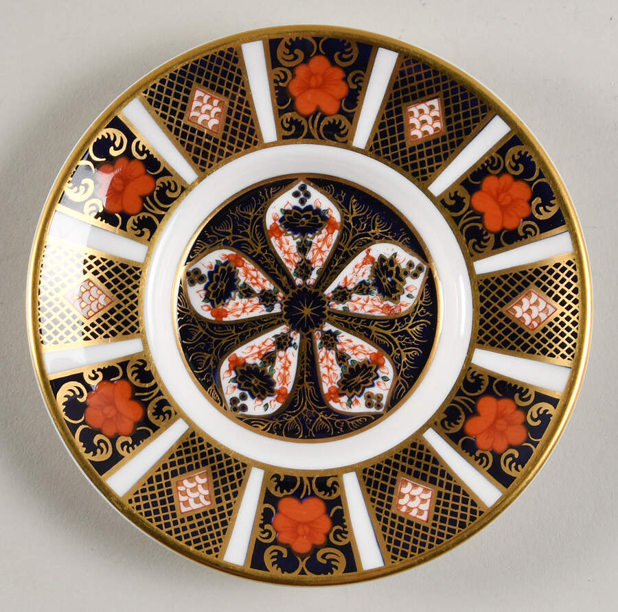 Old Imari Saucer for Flat Demitasse Cup by Royal Crown Derby-1