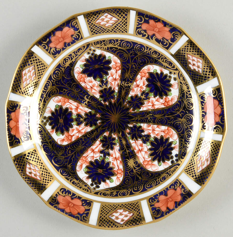 Old Imari Saucer for Flat Cup by Royal Crown Derby-1
