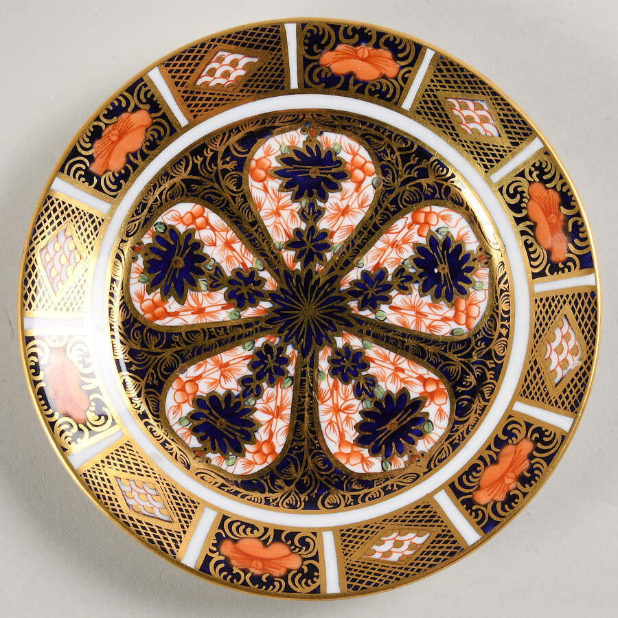 Old Imari 5" Round Tray by Royal Crown Derby-1