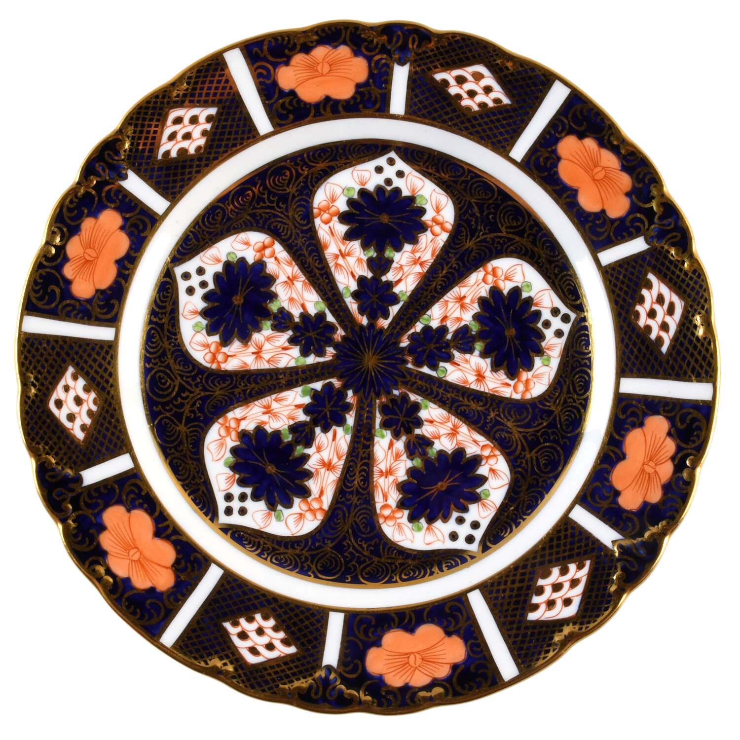 Old Imari Dessert/Pie Plate by Royal Crown Derby-1