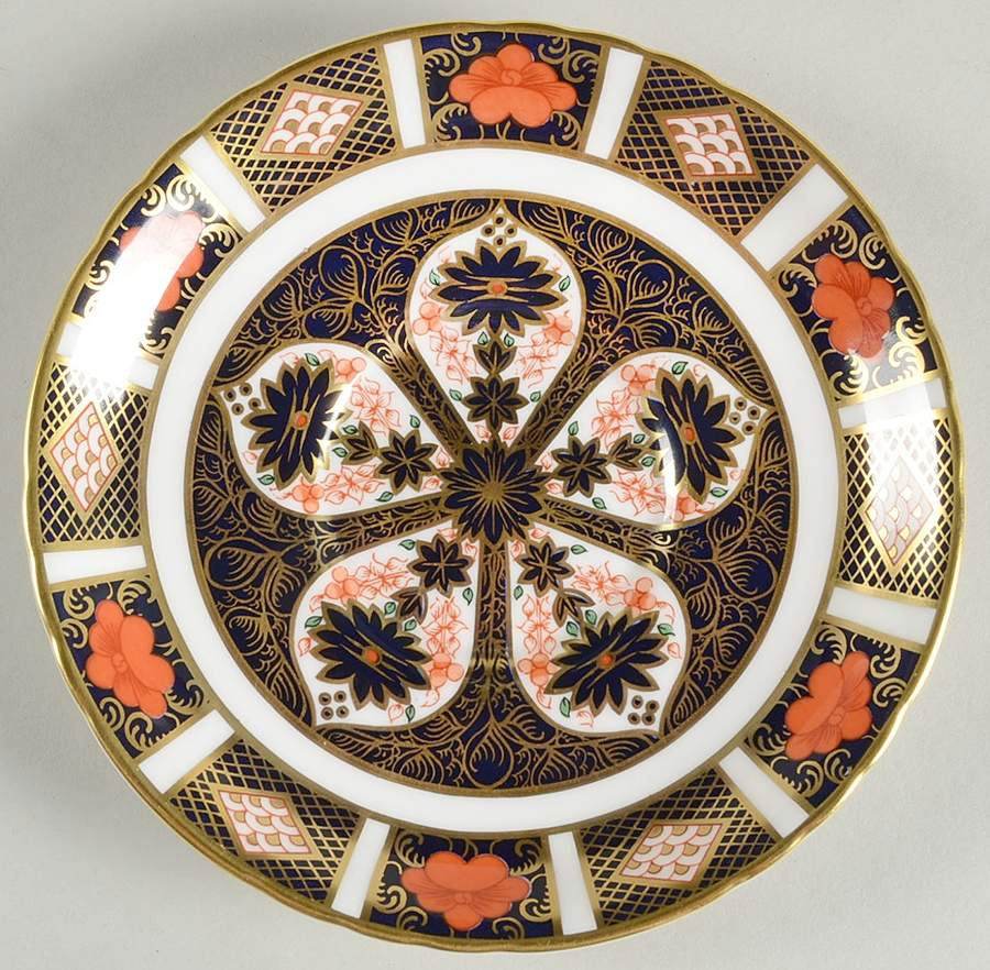 Old Imari Saucer for Elizabeth Footed Cup by Royal Crown Derby-1