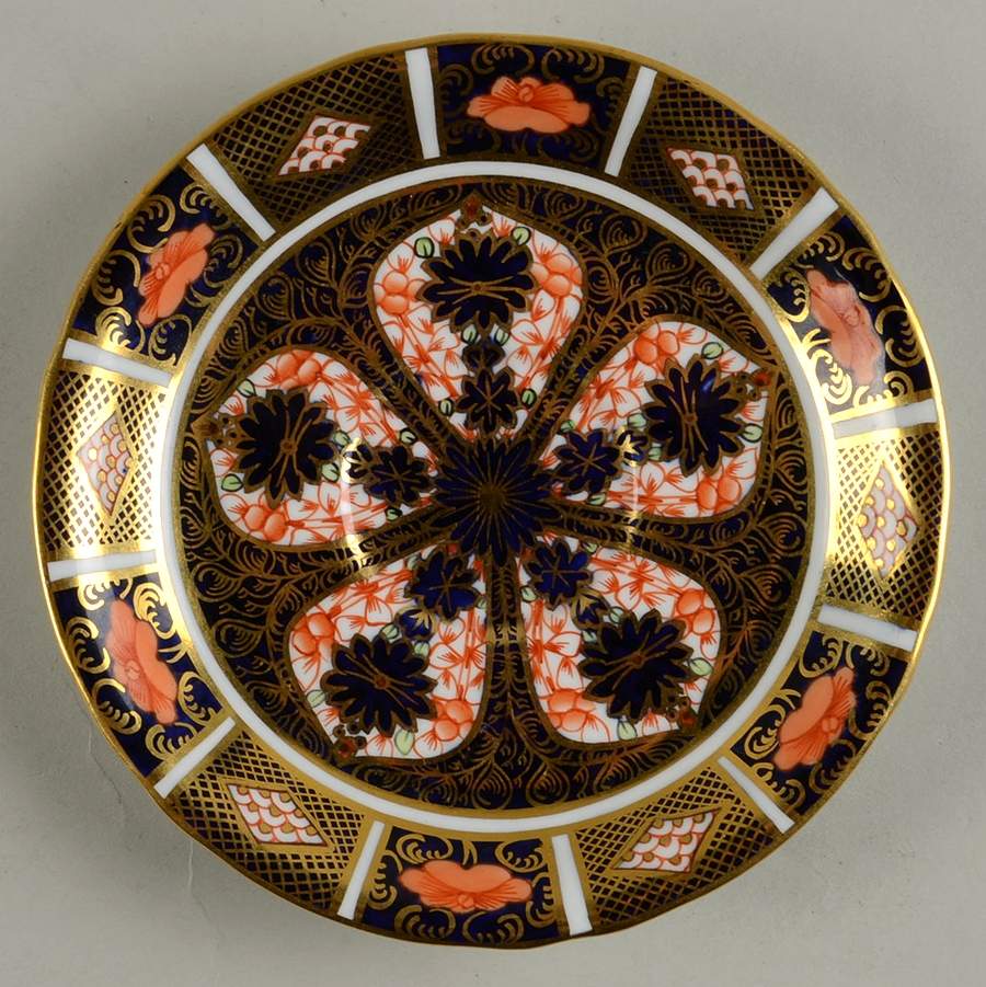 Old Imari Saucer for Flat Cup by Royal Crown Derby-1