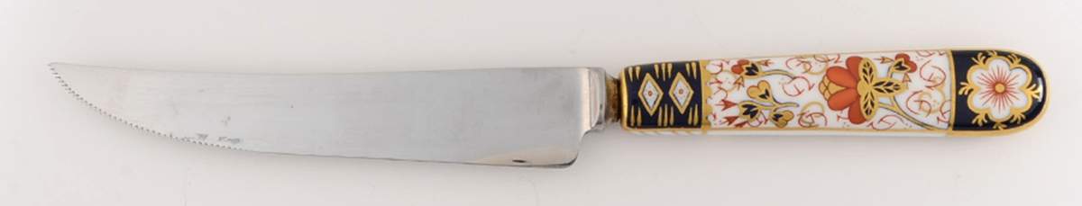 Old Imari Knife-Steak/Individual by Royal Crown Derby-1