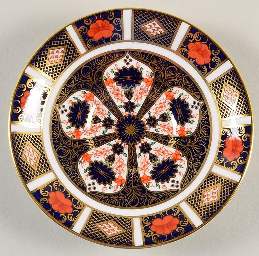 Old Imari Saucer for Flat Cup by Royal Crown Derby-1