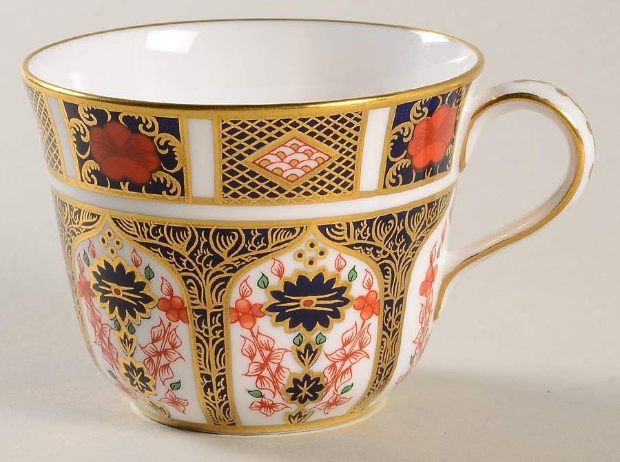 Old Imari Flat Cup by Royal Crown Derby-1