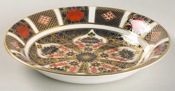 Old Imari Coupe Cereal Bowl by Royal Crown Derby-1