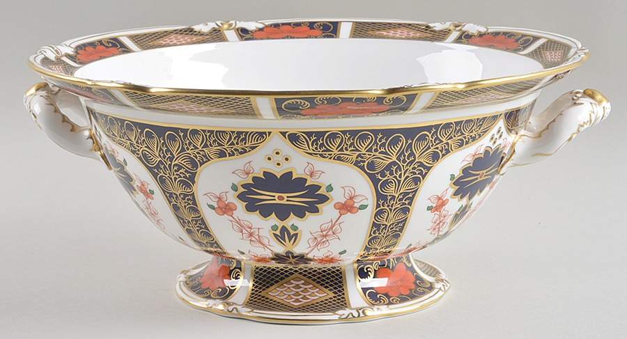 Old Imari Tureen No Lid by Royal Crown Derby-1