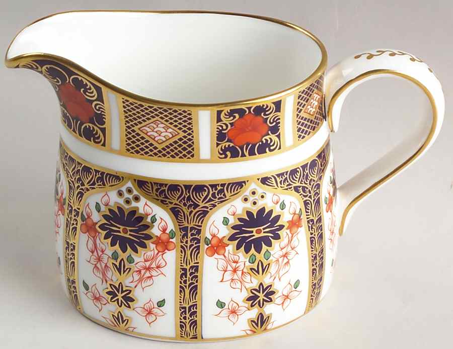 Old Imari Creamer by Royal Crown Derby-1