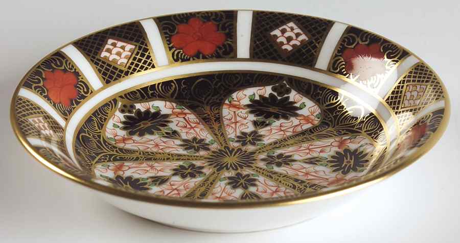 Old Imari Fruit/Dessert (Sauce) Bowl by Royal Crown Derby-1