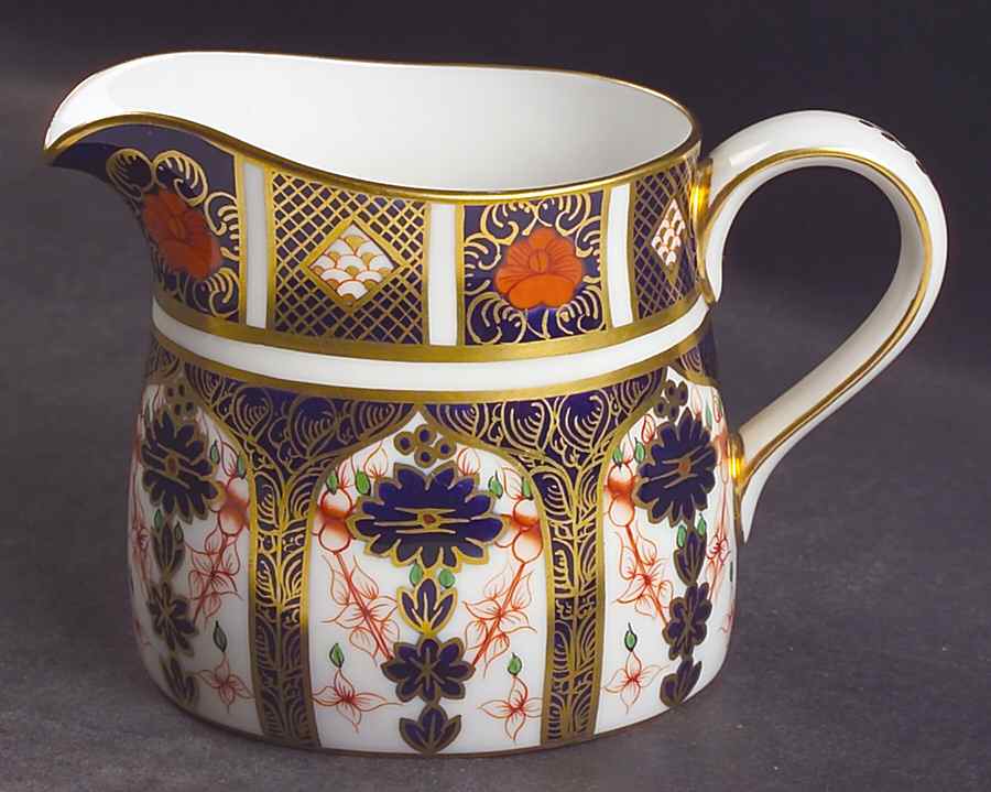 Old Imari Mini Creamer by Royal Crown Derby-1