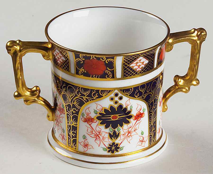 Old Imari Loving Cup by Royal Crown Derby-1