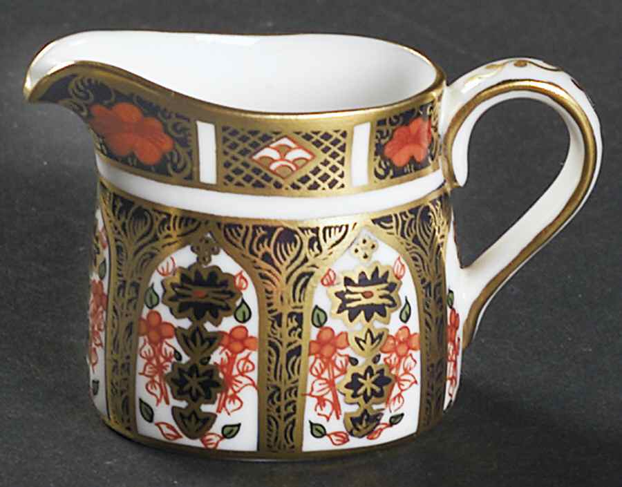 Old Imari Miniature Creamer by Royal Crown Derby-1