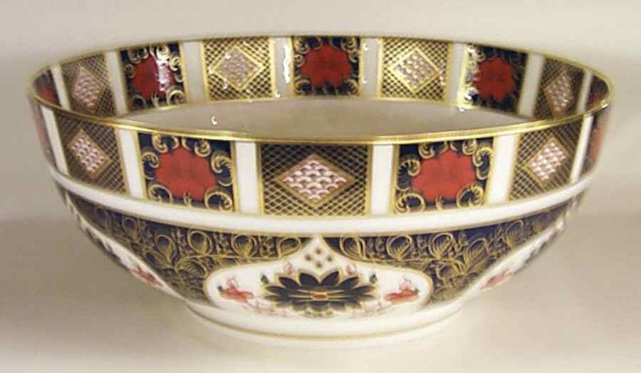 Old Imari 9" Salad Serving Bowl by Royal Crown Derby-1