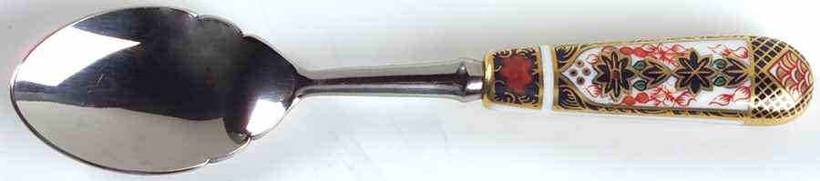 Old Imari Sugar Spoon by Royal Crown Derby-1