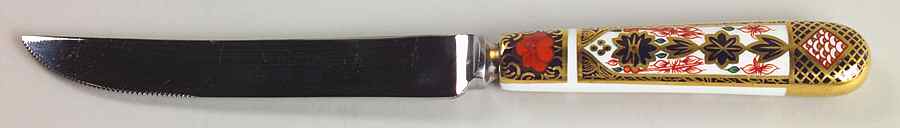 Old Imari Individual Steak Knife by Royal Crown Derby-1