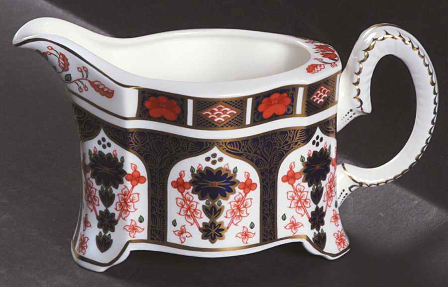Old Imari Ram Creamer by Royal Crown Derby-1