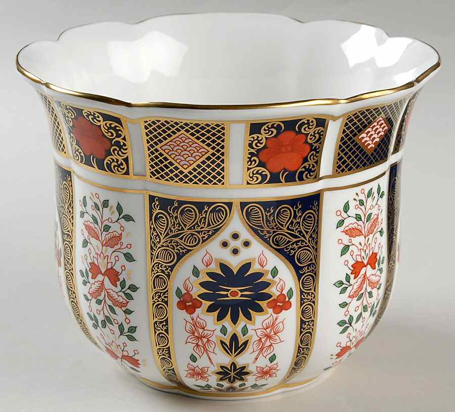 Old Imari 5" Planter by Royal Crown Derby-1