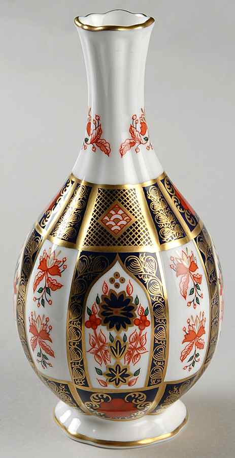 Old Imari 6" Vase by Royal Crown Derby-1