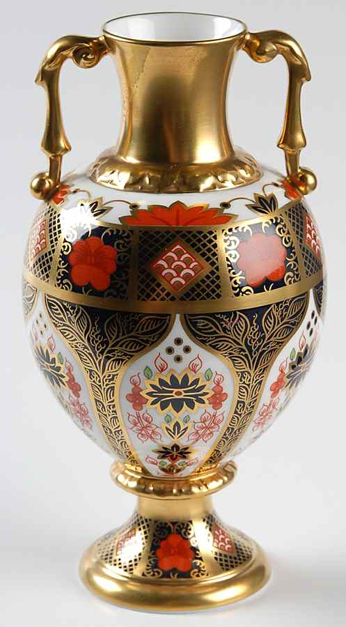 Old Imari Covered Vase No Lid by Royal Crown Derby-1