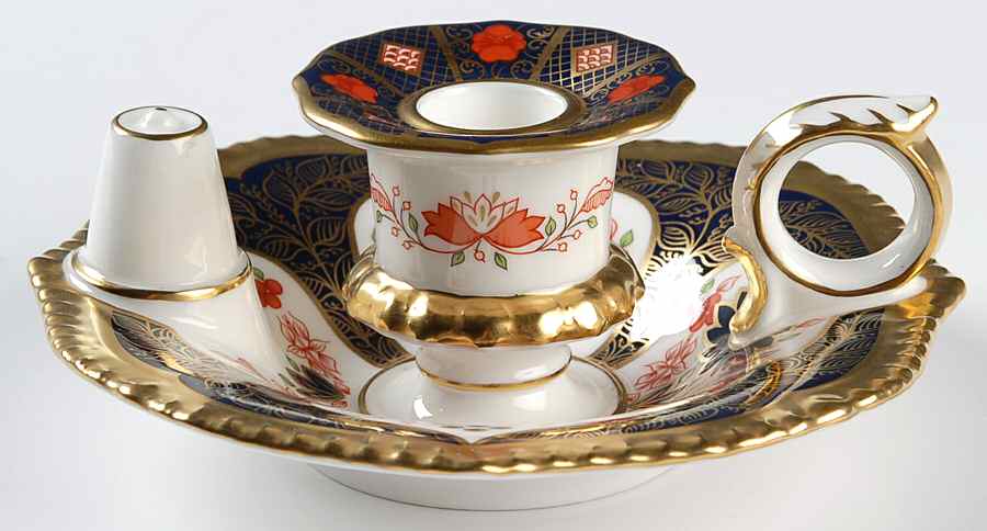Old Imari 2" Winster Candlestick by Royal Crown Derby-1