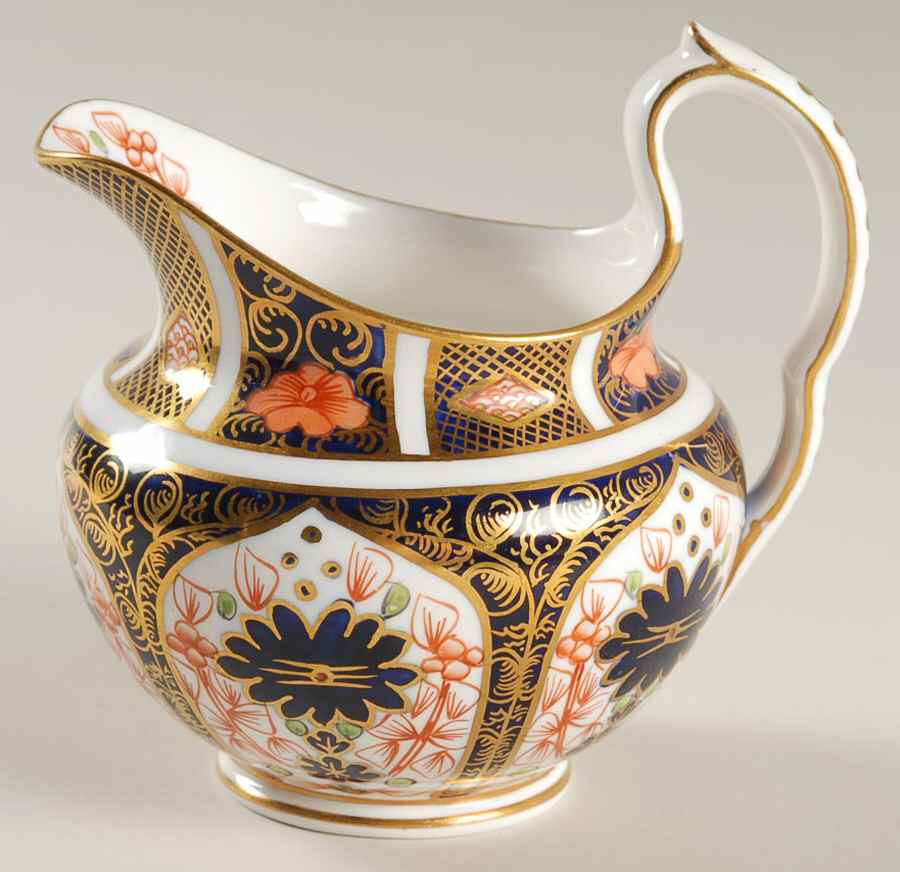 Old Imari Mini Creamer by Royal Crown Derby-1