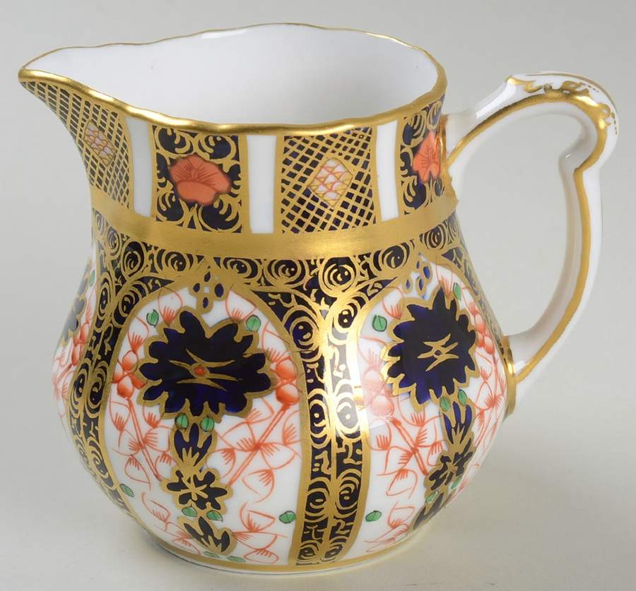 Old Imari Mini Creamer by Royal Crown Derby-1