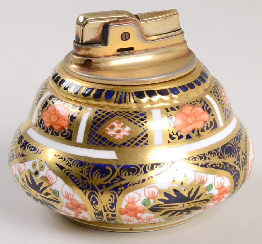 Old Imari Cigarette Lighter by Royal Crown Derby-1