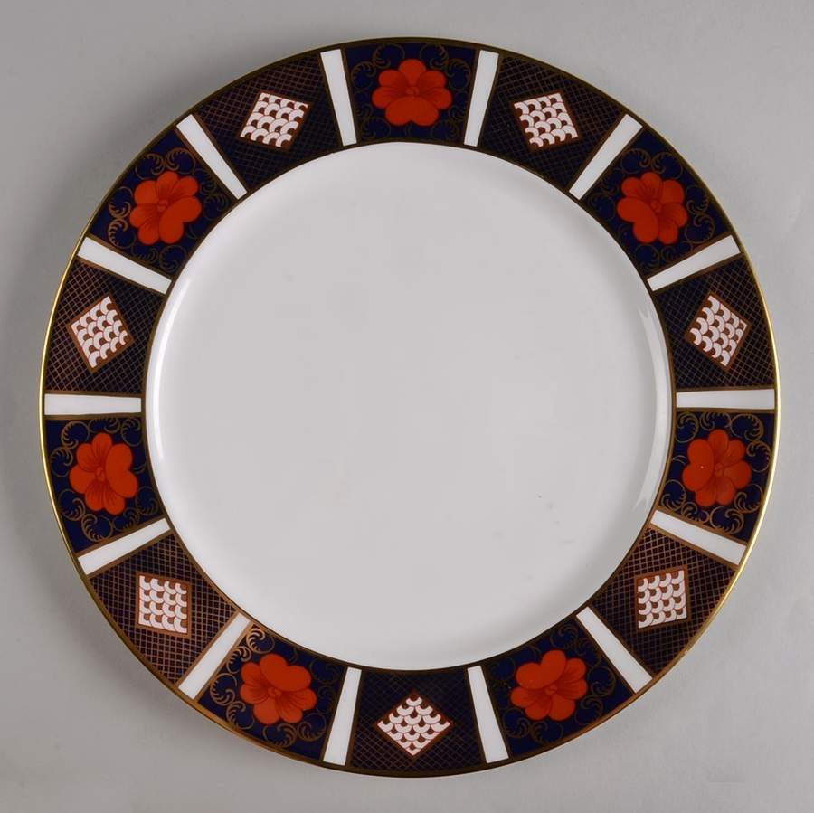 Old Imari Border Service Plate (Charger) by Royal Crown Derby-1