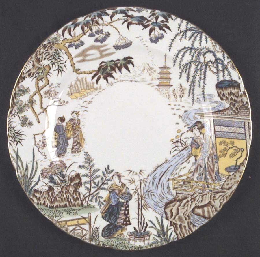 Orient Dinner Plate by Royal Crown Derby-1