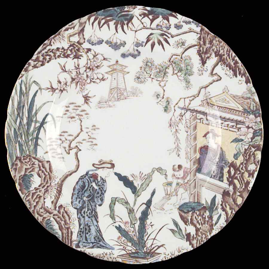 Orient Salad Plate by Royal Crown Derby-1