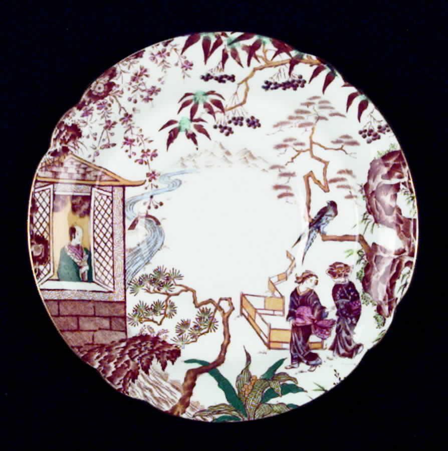 Orient Saucer for Cream Soup Bowl by Royal Crown Derby-1
