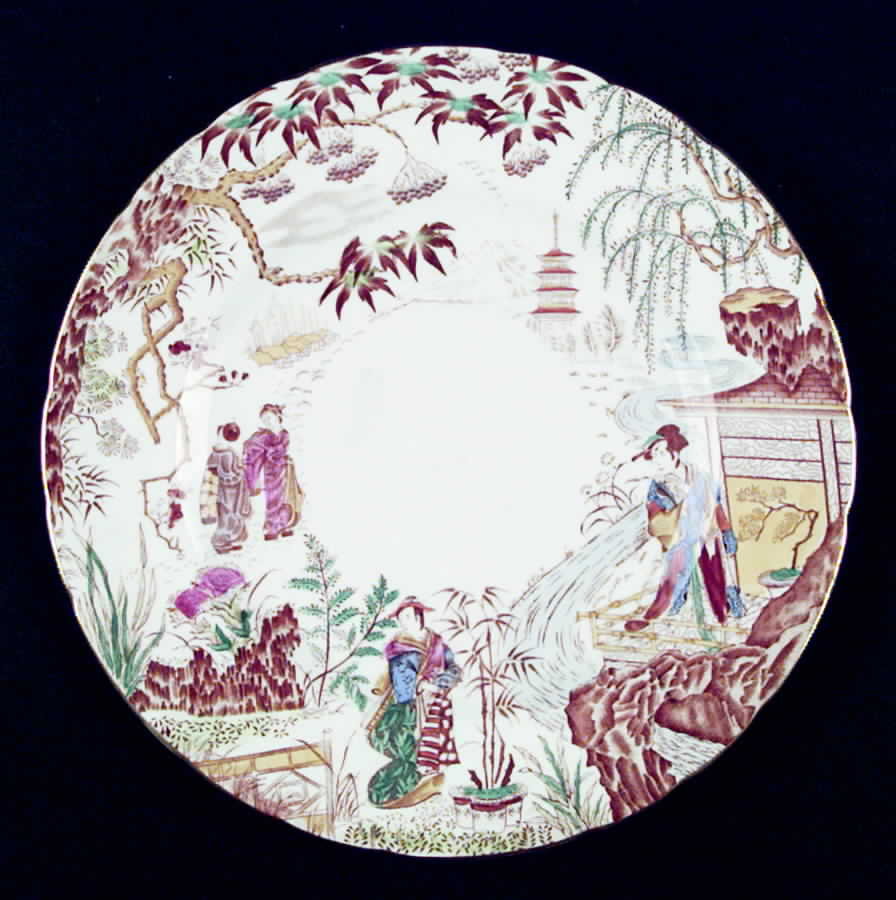 Orient Dinner Plate by Royal Crown Derby-1