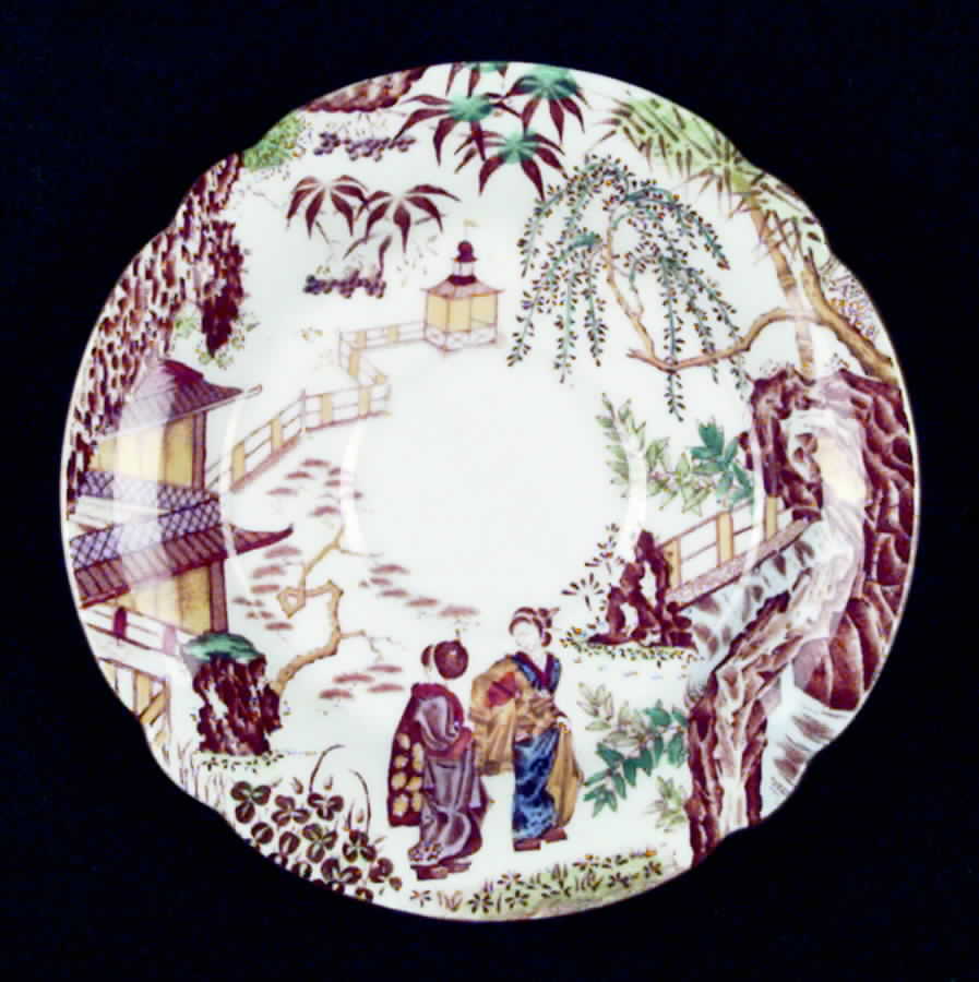 Orient Saucer by Royal Crown Derby-1