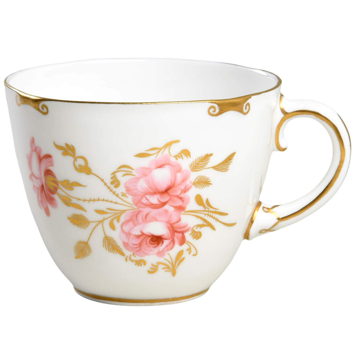 Pinxton Roses Flat Cup by Royal Crown Derby-1
