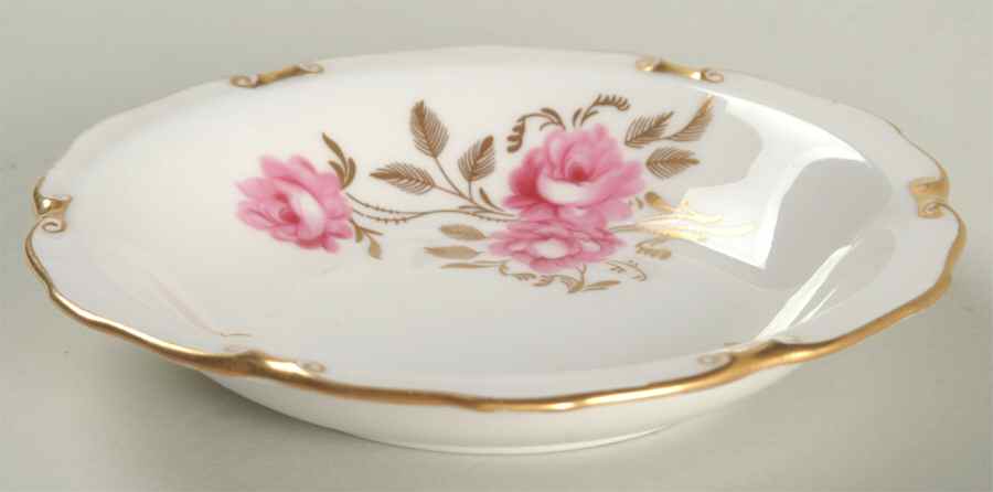 Pinxton Roses Rim Fruit/Dessert (Sauce) Bowl by Royal Crown Derby-1