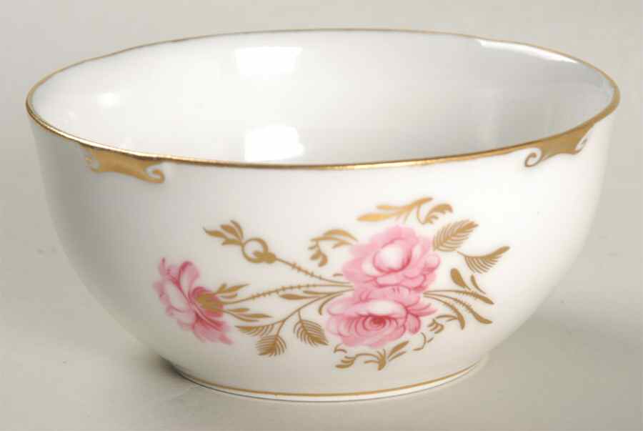 Pinxton Roses Mini Open Sugar Bowl by Royal Crown Derby-1