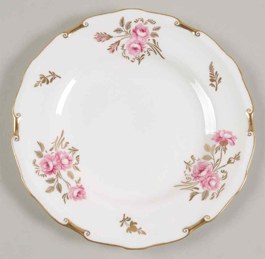 Pinxton Roses Dessert/Pie Plate by Royal Crown Derby-1