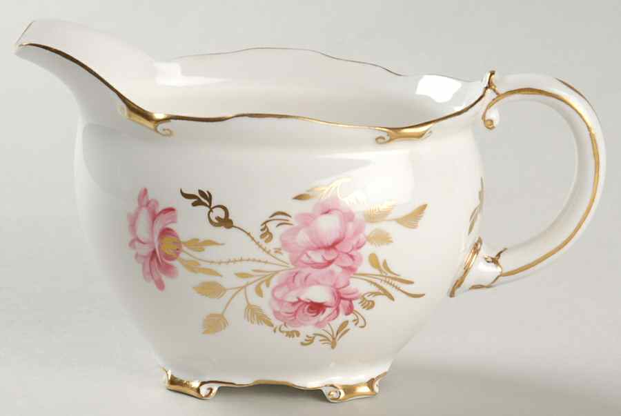 Pinxton Roses Creamer by Royal Crown Derby-1