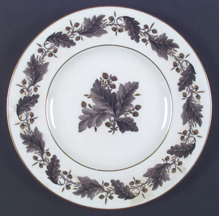 Portman Oak Dinner Plate by Royal Crown Derby-1