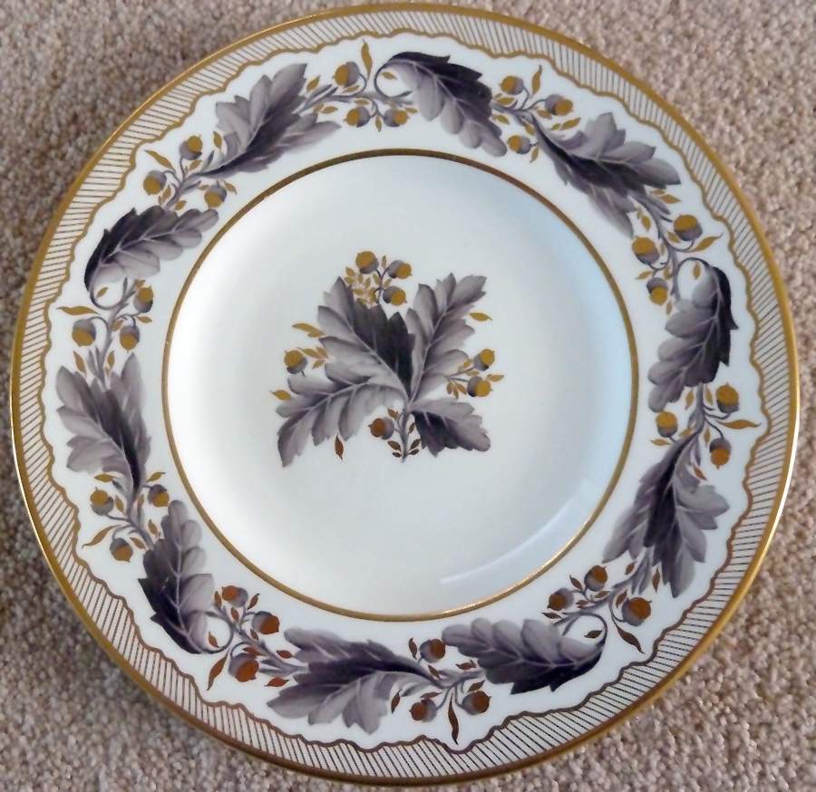 Portman Oak Luncheon Plate by Royal Crown Derby-1
