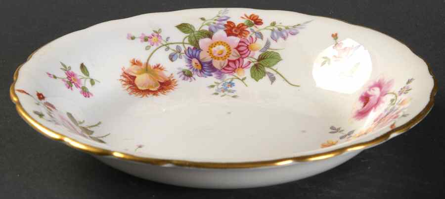 Posie Ely Chelsea (White Background) Coupe Cereal Bowl by Royal Crown Derby-1