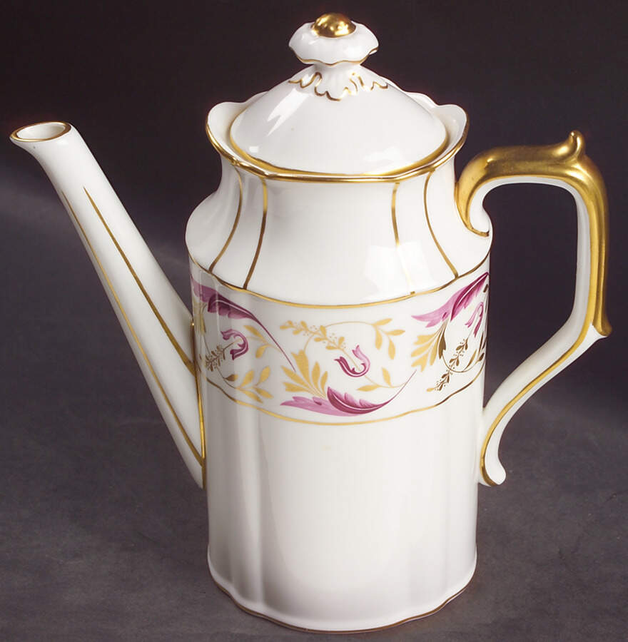 Princess Small Coffee Pot & Lid by Royal Crown Derby-1
