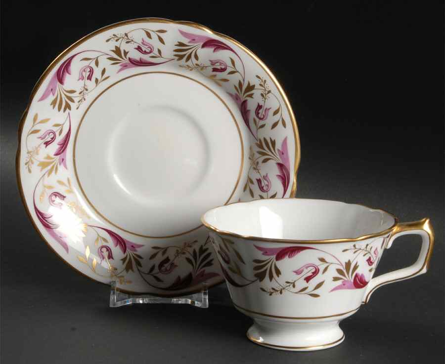 Princess Footed Cup & Saucer Set by Royal Crown Derby-1
