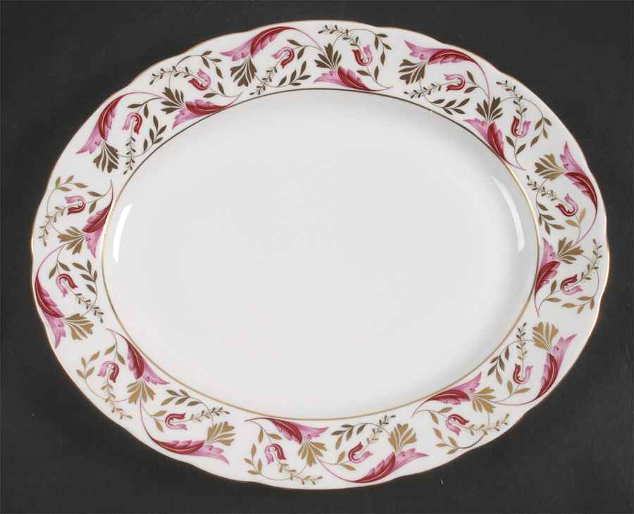 Princess 13" Oval Serving Platter by Royal Crown Derby-1