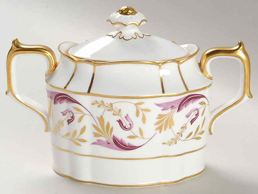 Princess Sugar Bowl & Lid by Royal Crown Derby-1