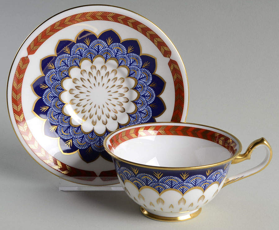 Quail Footed Cup & Saucer Set by Royal Crown Derby-1